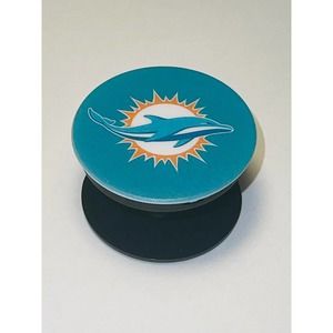 Miami Football Pop Up Phone Holder Grip With Super Sticky Glue Base
